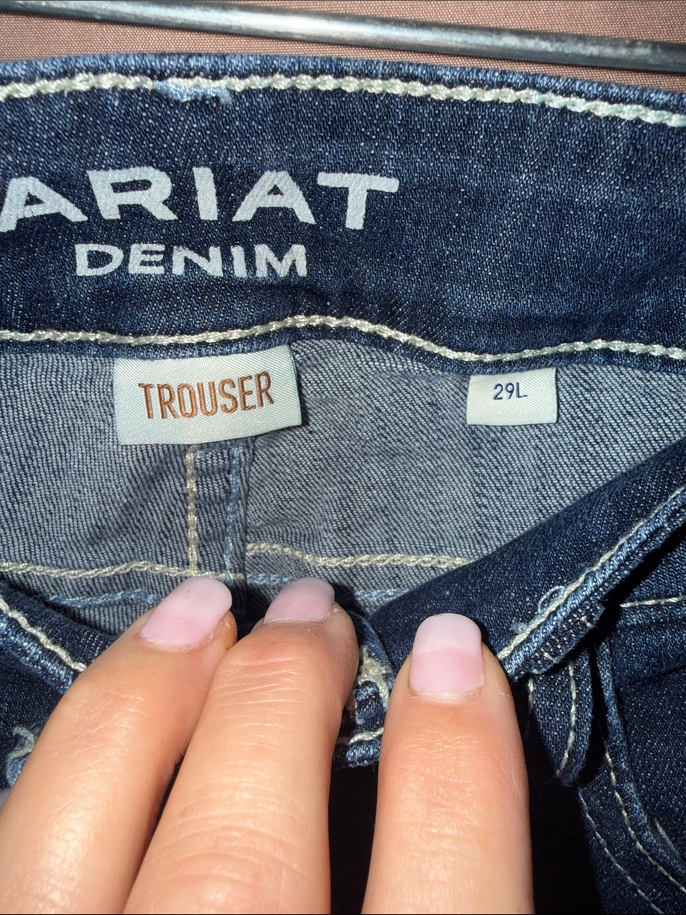 NWOT 29L Ariat Women’s Indigo Trouser Jeans - Picture 2 of 7